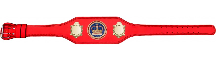 CHAMPIONSHIP BELT - BUD003/G/BLUGEM - AVAILABLE IN 4 COLOURS